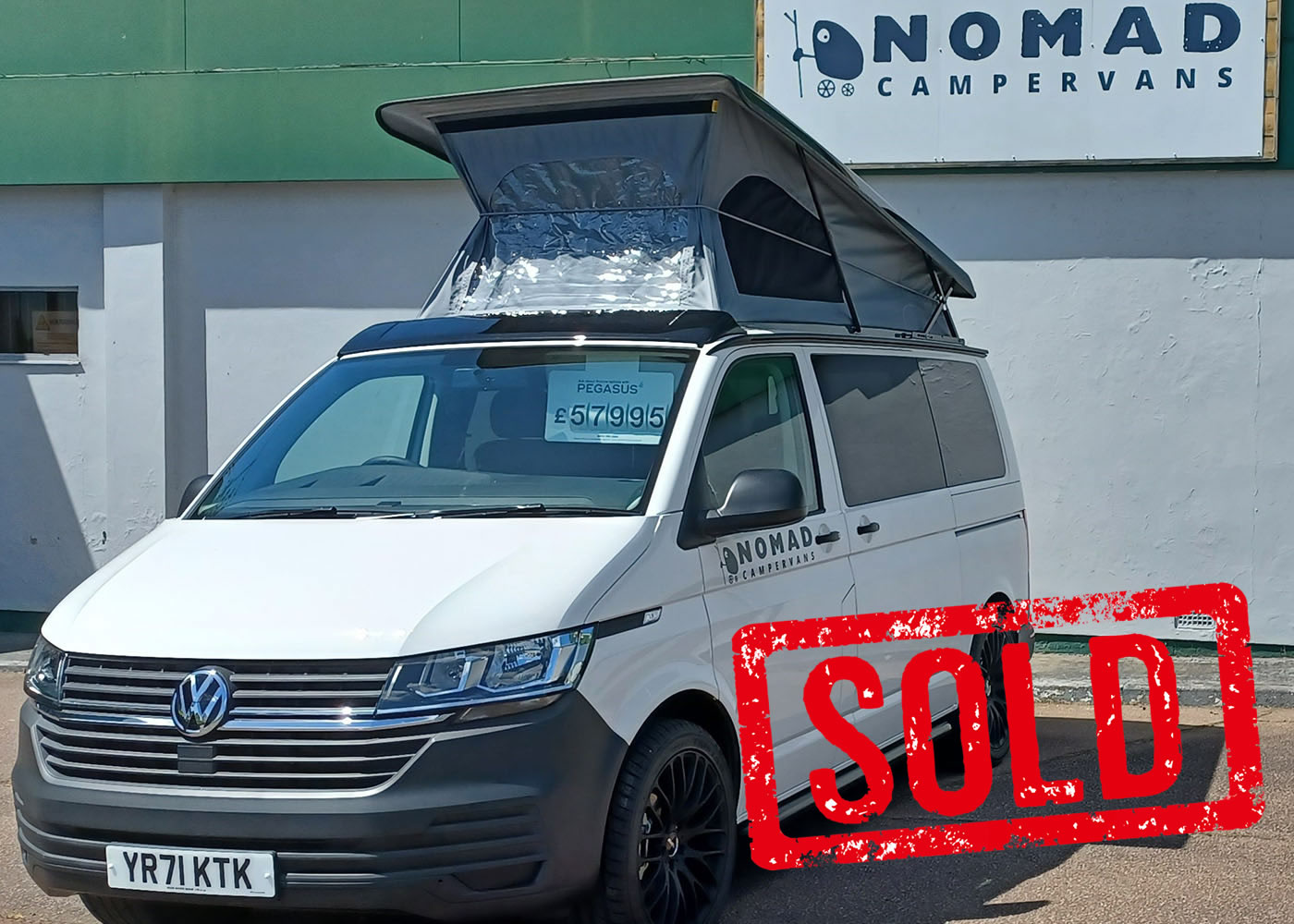 Nomad Camper Black and White Edition VW T61 12 SOLD